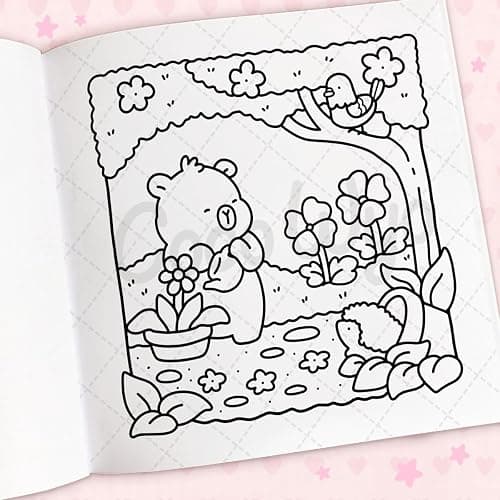 Cozy Cuties: A Cute and Comfy Colouring Book for All Ages (Coco Wyo) thumbnail 5