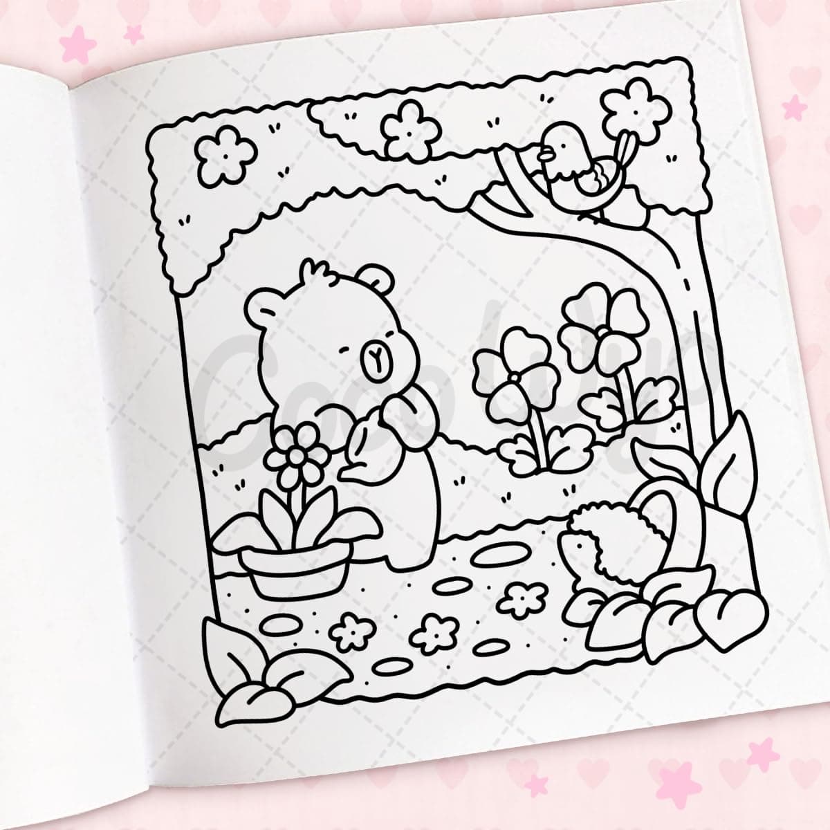 Cozy Cuties: A Cute and Comfy Colouring Book thumbnail 5