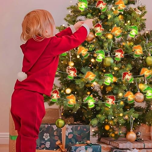 Curyidy Mushroom Fairy Lights 30 LED Copper String Lights with Remote Control & Battery Operated 3 Colors Cute Mushroom Novelty Decorative Lights for Bedroom, Home, Wall,Christmas Decor thumbnail 4