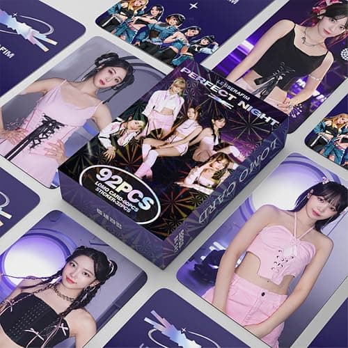KPOPBP Album Photocards Kpop PERFECT NIGHT Lomo Cards Set Gift Merch for Fans thumbnail 2