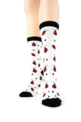 Foot Traffic Women's Funny Novelty Bug Socks, Cute Socks for Bug Lovers, Sizes 4–10 thumbnail 4