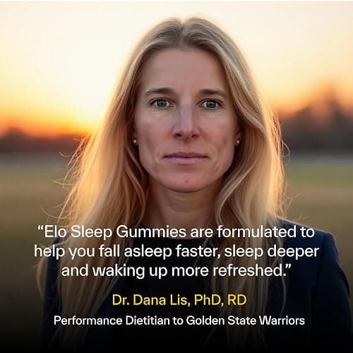 Elo Non-Groggy Sleep Gummies for Restful Recovery | with Magnesium, L-Theanine & Low-Dose Melatonin | Fall Asleep Faster, Wake Refreshed | Sugar-Free, Vegan | 28 Servings thumbnail 6