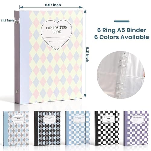 Kpop Photocard Binder, 6 Ring Photocard Holder Collector Album with 240 Card Slots, 30 Double-Sided Photocard Sleeves, A5 Binder for Organizing K-pop Trading Cards thumbnail 2