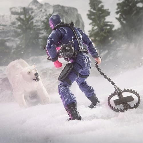 G.I. Joe Classified Series #161, Snake Eyes & Polar Bear, 6-Inch Scale Action Figure and Bear with 15 Accessories Including M.A.S.S. Device Catalytic Element | G.I. Joe Classified 6 Inch Action Figure Deluxe - Snake Eyes & Polar Bear thumbnail 3