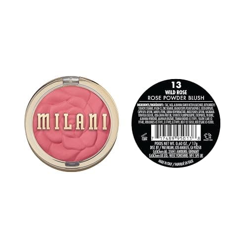 Milani Rose Blush, Powder Blush for Cheeks, Cruelty Free Makeup - Shape, Contour & Highlight Face for a Natural Matte Finish -Wild Rose thumbnail 2