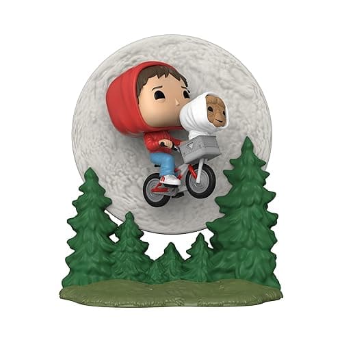Funko Pop! Moment: E.T. The Extra-Terrestrial - Elliot and E.T. Flying (Glow in The Dark), Multicolor, 50769 thumbnail 2