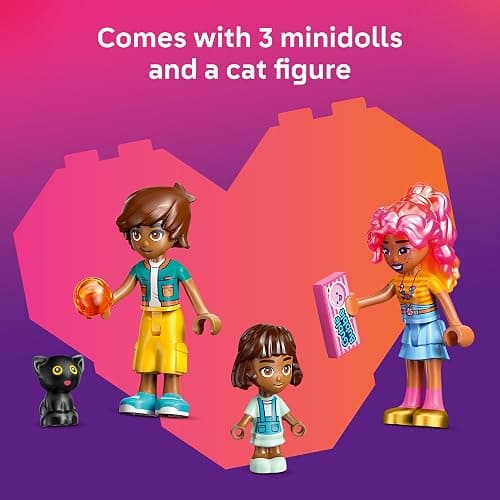 LEGO Friends Heartlake City Candy Store Building Toy - Pretend Playset for Kids, Girls & Boys, Ages 6+ - Gift for Birthdays - W/ 2 Minidolls, a Micro-Doll, and a Cat Figure - 42649 thumbnail 4