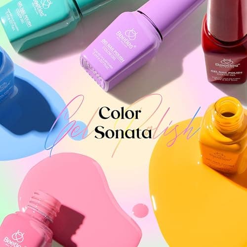 Beetles Winter Gel Polish Set – 36 Color Yellow Brown Pink Red Gel Polish Kit with Base Coat Glossy Matte Glitter Top Coat Soak Off UV LED Gel for Nail Art Manicure Salon DIY Gift for Women thumbnail 7