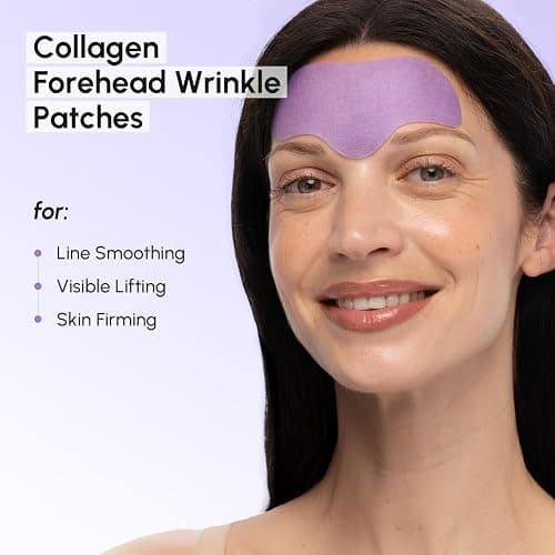 MAREE Forehead Wrinkle Patches – Collagen Wrinkle Patches with Retinol & Hyaluronic Acid for Face Lift – Fine Lines Deep Forehead Wrinkles Treatment Remover – Face Tape for Wrinkles Between Eyebrows thumbnail 2
