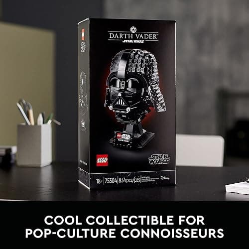 LEGO Star Wars Darth Vader Helmet Building Set for Adults - Collectible Model Kit for Men & Women, Ages 18+ Years - Gifts for Christmas for Men & Women - 75304 thumbnail 7