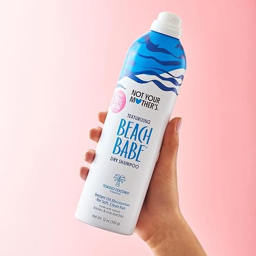 Not Your Mother's Value Pack Beach Babe Jumbo Dry Shampoo (2-Pack) - 12 oz Each - 70% More to Instantly Absorb Oil and Create Effortless Sea-Tossed Texture - Toasted Coconut - For All Hair Types thumbnail 3