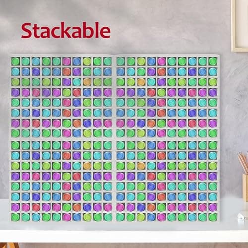 80 Grids Paint Organizer, Wall Mountable Craft Paint Storage Rack, Paint Bottle Holder Stand for 2 oz Bottles, Paint Holders for Craft Room Organization thumbnail 7