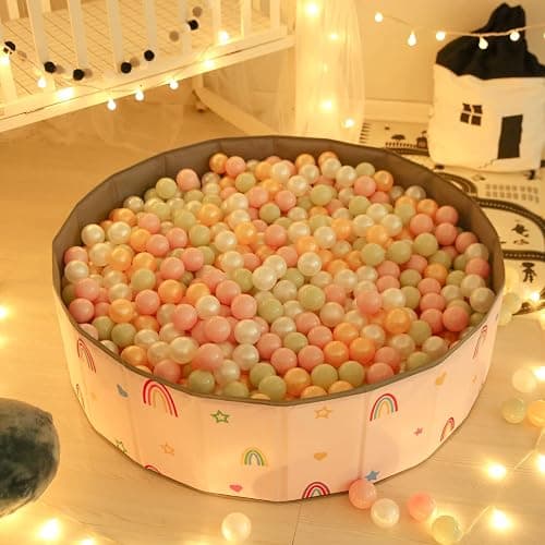 GOGOSO Ball Pits Balls for Toddlers Pack of 50 100 200 Plastics Shape Ball Non-Phthalate Non-BPA Non-Toxic 2.2-Inch Crush Proof Play Balls thumbnail 9