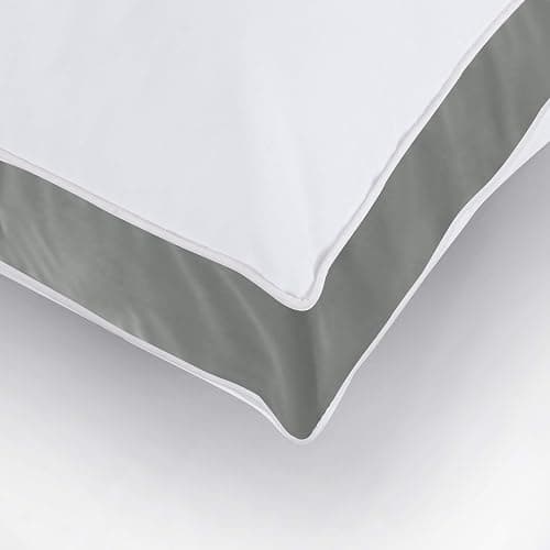 Utopia Bedding Bed Pillows for Sleeping Queen Size (Grey), Set of 2, Cooling Hotel Quality, Gusseted Pillow for Back, Stomach or Side Sleepers thumbnail 6