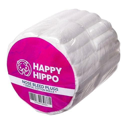 100 Dental Cotton Rolls, One Inch Nosebleed Plugs for Kids or Adults - Extra Absorbent Blood Clotting, Cotton Rolls (100 Count) thumbnail 4
