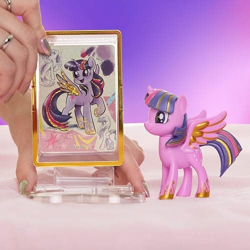 My Little Pony Kayou Friendship in the Cards (Amazon Exclusive) | 4 Special Edition Pony Toys with Collectible Cards & Display Stands, Ages 3+ thumbnail 5
