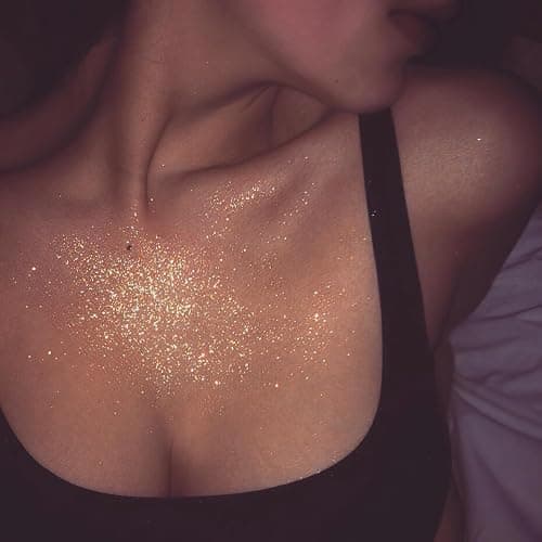 LATIBELL Gold Body & Hair Glitter Spray with Refill Jar for Rave Makeup | Cosmetic Shimmer, For Hair, Body, Face, Clothes & Nails, Ideal for Festival, Party and Craft Design thumbnail 2
