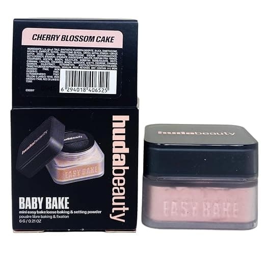 Huda Mini Easy Bake Loose Baking & Setting Powder - Cherry Blossom Cake (6 g / 0.21 oz) thumbnail 2