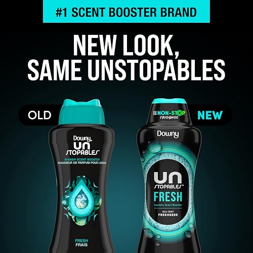 Downy Unstopables In Wash Scent Booster Beads, Fresh Scent, 24 oz, Laundry Beads for odor Protection, Downy Scent Booster Beads, Laundry Scent Boosters thumbnail 7