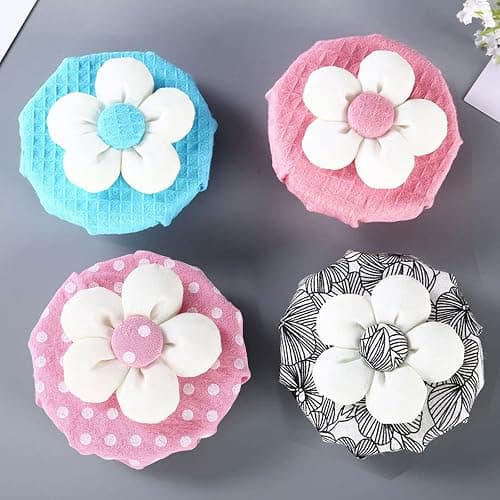 SkykS Door Knob Covers - 2 Pcs Soft Round Door Knob Protectors, Handcrafted with Cotton and Sponge, Anti-Slip (Pink) thumbnail 2