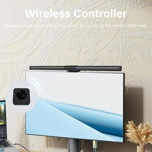 LED Lampe Ecran PC Moniteur USB Monitor Light Bar avec Télécommande Lumière Ecran PC Réglable Luminosité et la Teinte 5 Modes D'éclairage avec Protection des Yeux pour Office Home Gaming 44CM thumbnail 3