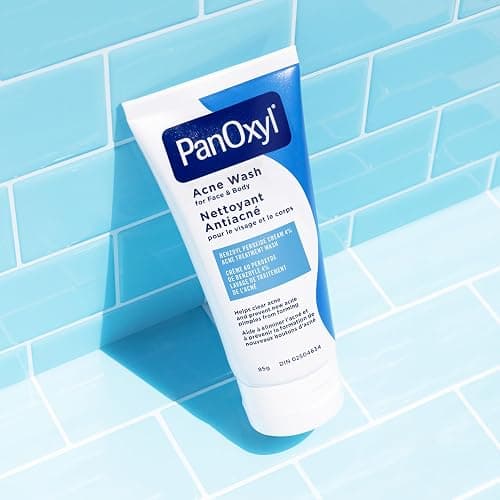 PanOxyl 4% Benzoyl Peroxide Acne Wash, Helps Clear and Prevent Acne, Daily Antibacterial Wash, Gentle, pH-Balanced, 85g thumbnail 7
