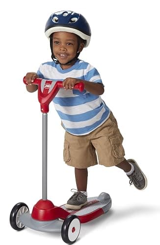 Radio Flyer My 1st Scooter, Red, For Kids 2-5 Years Old, Extra Wide Base for Balance, 2 Front Wheels for Added Stability, Easy to Use Foot Brake, 3 Wheel Scooter for Kids, (Amazon Exclusive) - Image 1