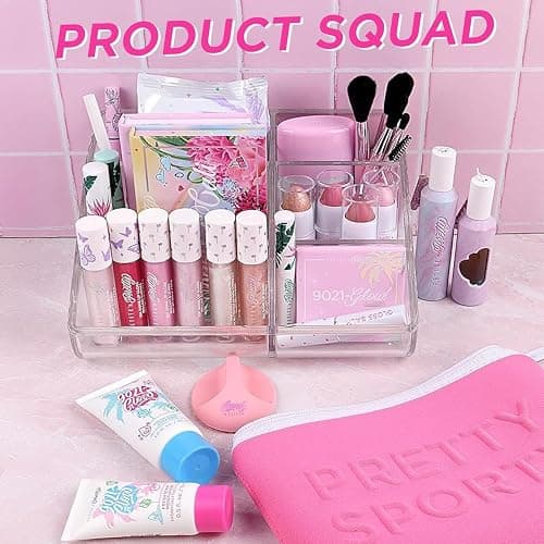 Petite 'N Pretty - WhimsiCali Eyeshadow & Cheek Makeup Palette and 10K Shine Lip Gloss Duo – Natural & Non-Toxic Face Makeup for Kids, Children, Tweens and Teens thumbnail 8