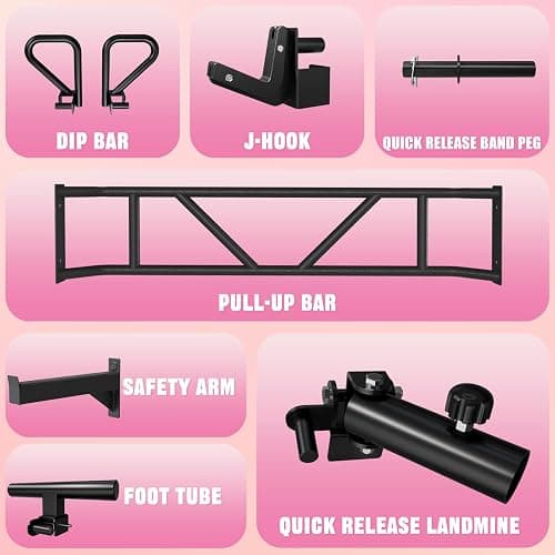 RitFit M1 & M1 Pro Smith Machine with Cable Crossover System, Multi-Function Squat Rack Power Cage for Home Gym, Power Rack and Packages thumbnail 8