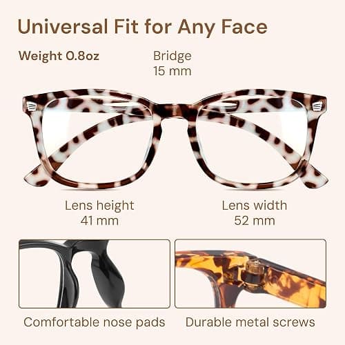 Gaoye Stylish Blue Light Glasses for Woman - Computer Glasses for Blue Light Blocking - Lightweight Frames - 3 pack thumbnail 5