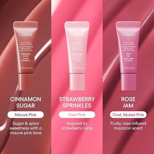 LANEIGE Glaze Craze Tinted Lip Serum: Hydrating Lip Serum for Glossy, Nourished Lips with Plumping Polypeptides thumbnail 4