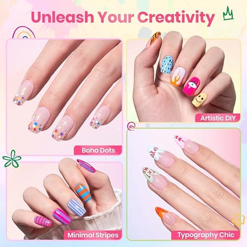 Beetles 12 Colors Nail Art Pens, 0.5mm Fine Line Nail Polish Pens for Women | Quick Air Drying Acrylic Paint Markers for Nail Art Design Easy Painting Dots Liner Lettering, DIY Home Salon Nail Art Tools thumbnail 4