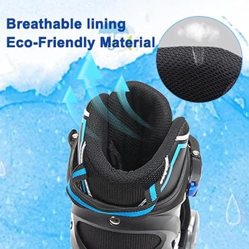 SHDSL Girls Roller Skates for Kids Beginners 4 Size Adjustable Roller Skates, Light UP 8 Wheels for Girls Roller Skate Fun Illuminating Roller Skate for Kids Boys patines para niñas thumbnail 5