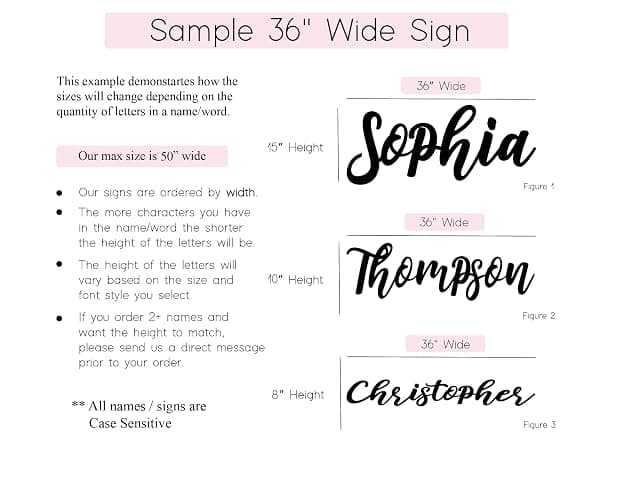 Personalized Name Sign | Custom Wooden Name Sign | Nursery Wall Decor | Interior Wall Hanging | Over Crib Sign | Nursery Baby Shower Gift thumbnail 4