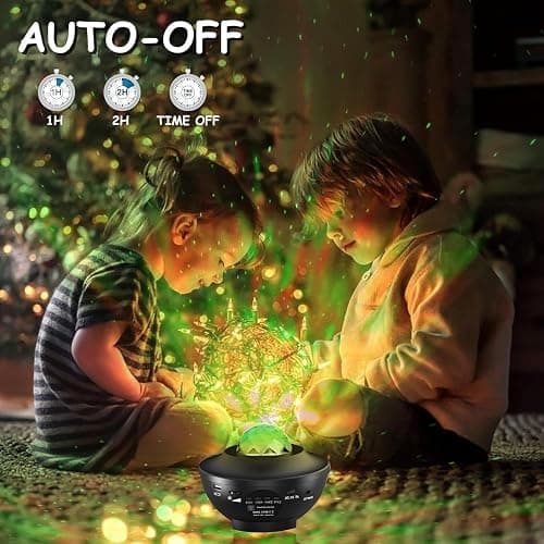 Galaxy Star Projector, Amorno Nebula LED Night Light for Room Decor, Ocean Wave Starry Sky Light Projector for Bedroom/Home Theater, Remote & Bluetooth Speaker, for Kids Teen Girl Boy Adults Gifts thumbnail 6