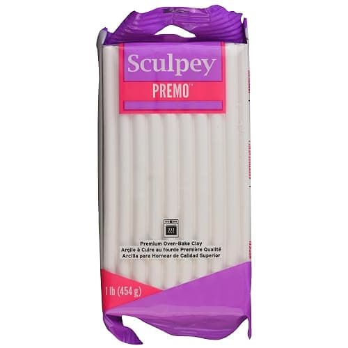 Sculpey PE1 5001 Oven Bake Clay premo!-White - Image 1