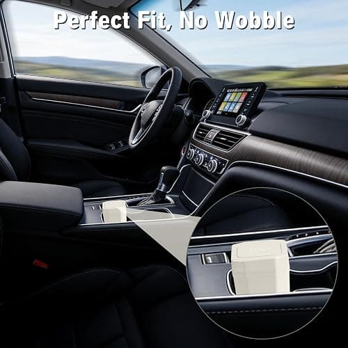 Car Trash Can with Lid - 2 Packs Mini Car Garbage Can Bin for Cup Holder - Beige Small Leakproof Vehicle Trash Bin for Back Seat, Cute Automotive Accessories Organizers and Storage for Door SUV Truck thumbnail 4