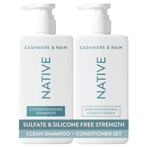 Native Cashmere & Rain Shampoo and Conditioner Contain Naturally Derived Ingredients | All Hair Types, Color & Treated, Fine to Dry Damaged, Sulfate & Dye Free - 2-Pack - Image 1