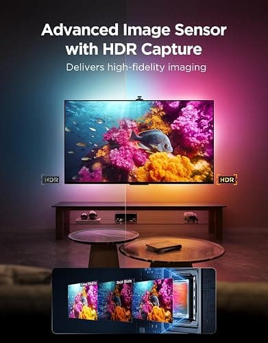 Govee TV Backlight 3 Pro with HDR Triple Camera, 11.8ft 5-in-1 RGBWWIC LED Strip Lights That Change with 55-65 Inch TVs, 75LEDs/m, Supports AI Filter, Smart App and Voice Control, DreamView Sync thumbnail 2