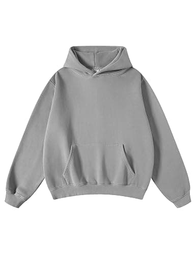Hatant Hoodies for Men Heavyweight Fleece Sweatshirts Mens Acid Wash Athletic Hoodie Oversized Matching Pullover for Couples - Image 1