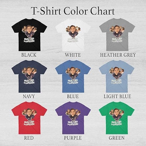 Mens Womens Tshirt Malcolm in The Middle Shirts for Men Women Gift Perfect Mon thumbnail 4
