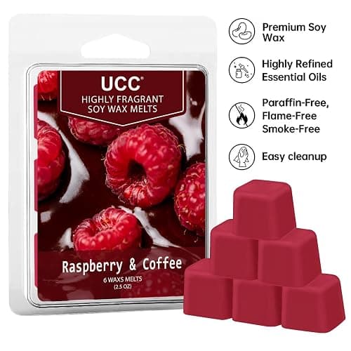 UCC Plant Based All Natural Wax Melts, Strong Fragrance, Long Lasting Premium Soy Scented Melts Cubes, Wax Melts Tarts, Colored Wax Melt - 4 Pack thumbnail 4