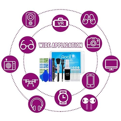 VR Headset Cleaning Kit for Meta Oculus Quest 2 3, Xbox, PS, Wii - Lens Cleaner, Pen Cleaner for Facial Interface, Face Cover Pad, Game Controller - AR VR Accessories thumbnail 6