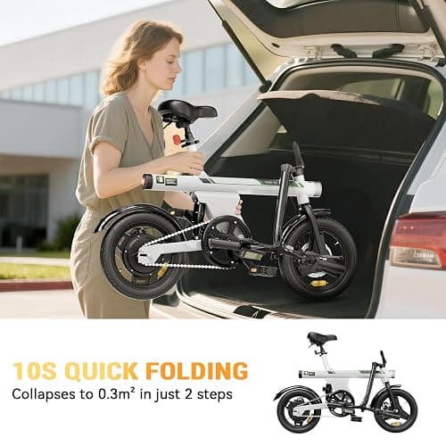 AYOLNY Electric Bike for Adults 500W/750W/1000W Peak, 14"/16"/26" Mountain E-Bike, 25/55 Miles + 20MPH Adult Electric Bicycles for Road Sand Mountain thumbnail 5