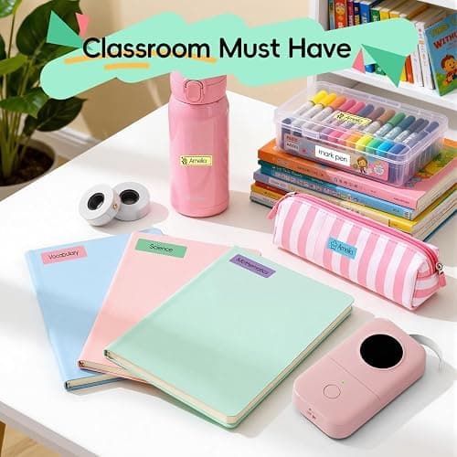 Phomemo Label Maker, D30 Label Maker Machine with Tape, Mini Bluetooth Label Makers, Small Portable Thermal Label Printer, Sticker Maker for School Classroom Teacher Home Kitchen Office Supplies thumbnail 3