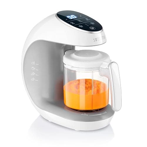 Sweety Fox - Multifunktions Babynahrungszubereiter 7-in-1 - Dampfgarer, Mixer, Pulse, Automatische Reinigungsfunktion, Sterilisiert, Gläschenwärmer, Auftaufunktion - Image 1
