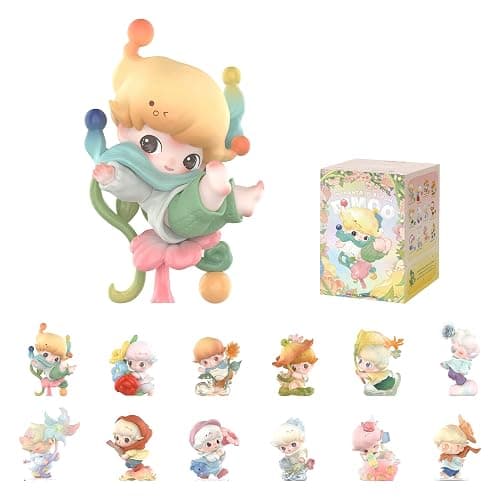 POP MART DIMOO Moments in Bloom Series Blind Box Figures, Collectible Action Figure Toys for Kids Adults Holiday Birthday Gift, Single Box - Image 1