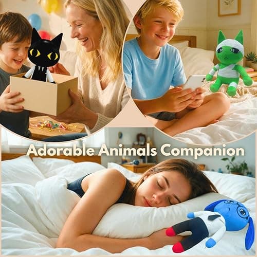 SUPERBE Animal Hospital Plush Toys, 11 Inch 2026 Horror Game Animals Rattina Plushies for Fans, Collectible Stuffed Animals Gift for Kids and Adults thumbnail 6