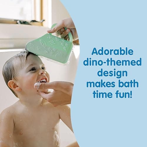 Dr. Brown's CleanUp Dino-Pour Baby Bath Rinse Cup, Tear-Free Rinsing for Babies and Toddlers, BPA Free thumbnail 6