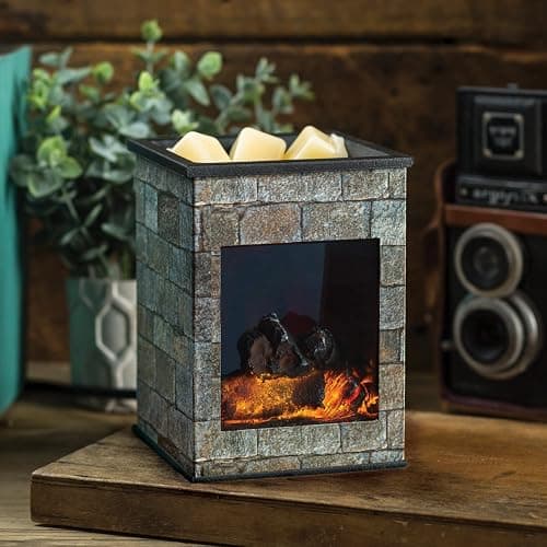 Candle Warmers ETC. Illumination Fragrance Warmer- Light-Up Warmer for Warming Scented Candle Wax Melts and Tarts or to Freshen Room, Grey Hearthstone thumbnail 2